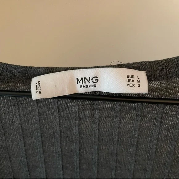 Mango Ribbed Lounge Cardigan Shell - Picture 2 of 4